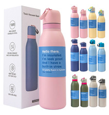 New Insulated Cup with Straw