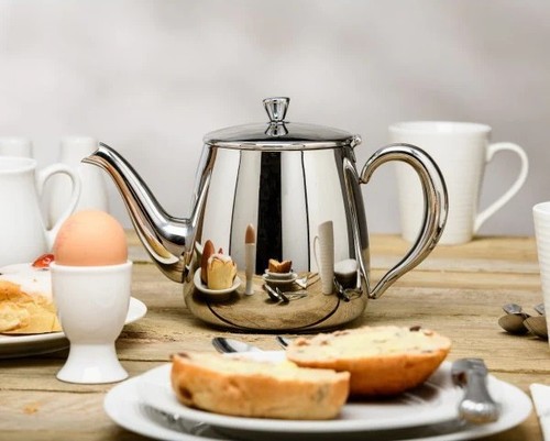 Steelex 48oz chelsea teapot - 48oz,