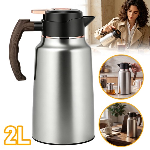 Stainless steel thermal coffee - steel,